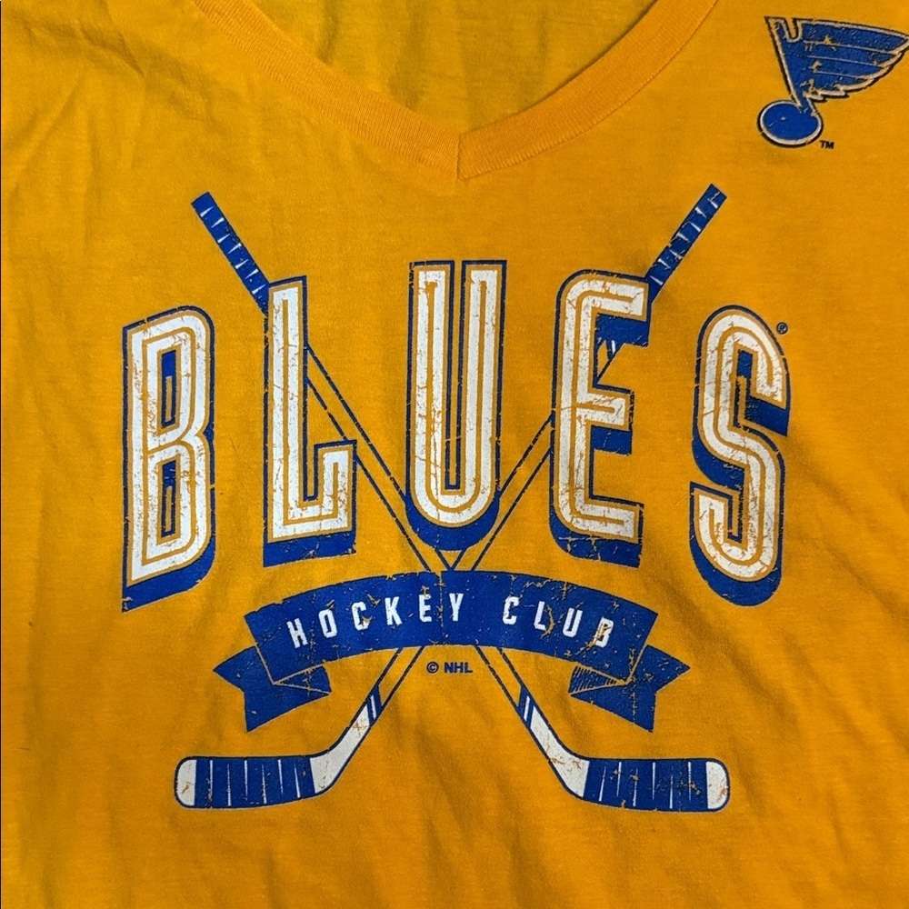 NHL Golden Yellow Blues Tee - Picture 3 of 7